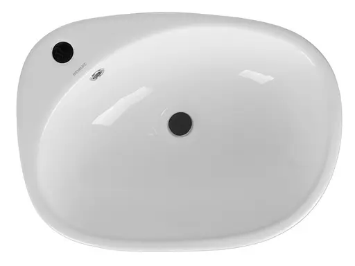 Умивальник Newarc Life 52x40 білий підлоговий 9812W, Білий - фото 4