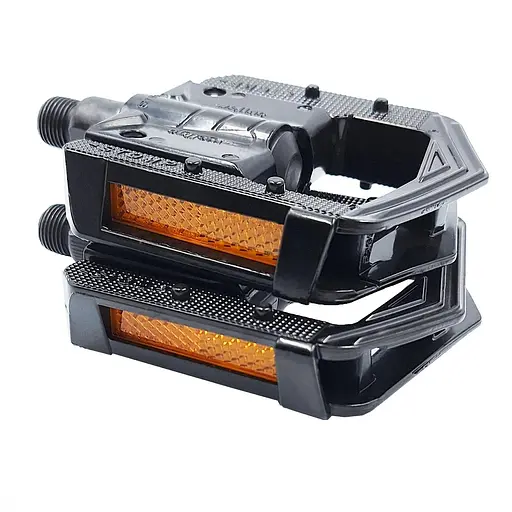 Педали велосипедные складные алюминиевые Wellgo F265 на полимерных подшипниках Черный (G0001518)