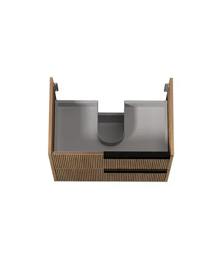 Тумба Мойдодир Grace 70-A під умивальник дуб підсмажений - фото 5