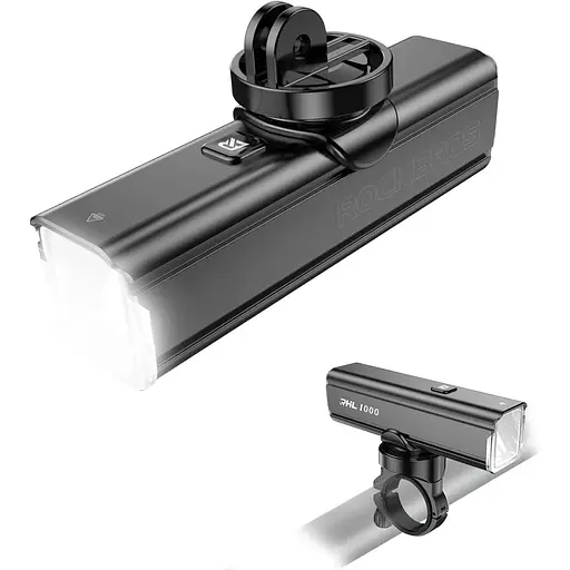 Велосипедная фара RockBros RHL1000 4500 mAh 1000 люмен, черный