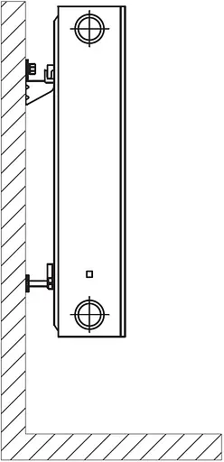 Радіатор сталевий панельний Queen Therm 22 бок 500x2000, Білий - фото 4