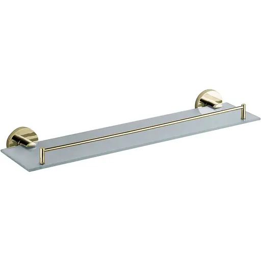 Полка стеклянная VBI Venus gold VBI-040009GL, Золотой - фото 1