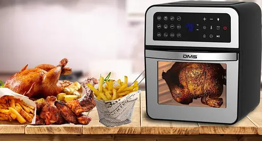 Багатофункціональна піч DMS HF-12S-XXXL із духовкою 1800 Вт системою Air Fryer функція гаряче повітря - фото 8