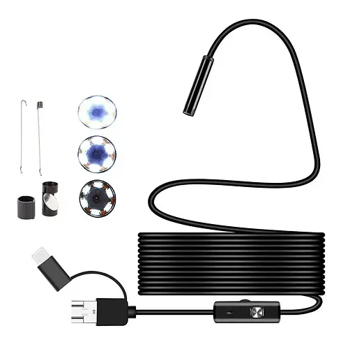 Эндоскоп водонепроницаемый Kerui 5м гибкая Usb камера