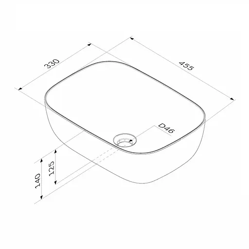 Умивальник Am.Pm Func 45 см білий MFAWCC10450WG, Білий - фото 5