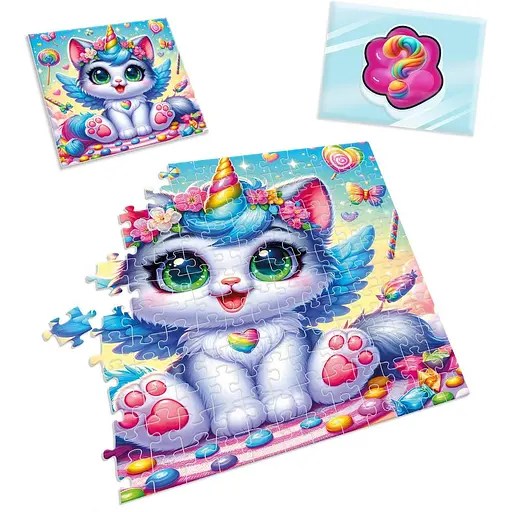 Пазли з сюрпризом Vladi Toys Котик-єдиноріжка (VT8030-07) - фото 3