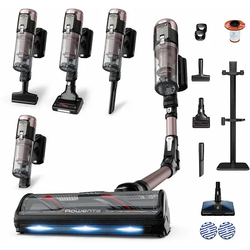 Пылесос Rowenta X-Force Flex 16.60 Aqua Animal беспроводной черно-бронзовый (RH9CD9E0) - фото 3