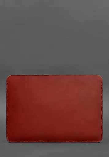 Чохол із натуральної шкіри BlankNote для MacBook 13 дюйм Червоний - фото 2