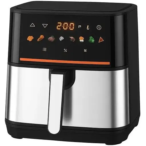 Аерофритюрниця безмасляна Luma Bella LB-60027 електрична 7.5л з сенсорним управлінням 2200Вт Чорний - фото 1