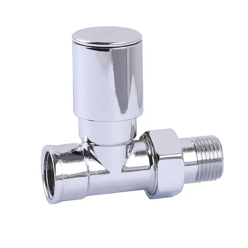 Кран вентильний прямий з американкою Solomon 1/2″ chrom 1865 000002167 - фото 1