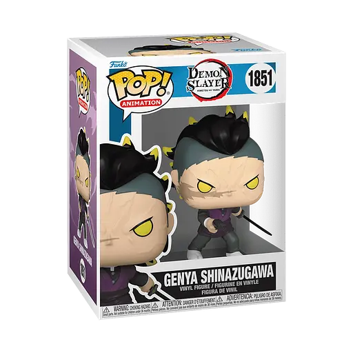 Фігурка Фанко Поп Клинок розсікаючий демонів Генья Сінадзугава Funko Pop Demon Slayer Genya FP DS GS 1851 - фото 3