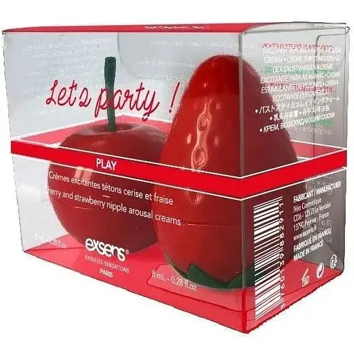 Набор возбуждающих кремов для сосков Exsens Lets Party 2х8 мл - фото 2