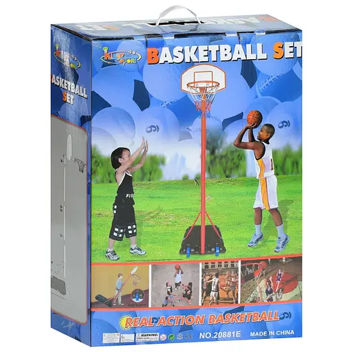 Дитяче баскетбольне кільце MR 0326 розмір 184-236 см - фото 3