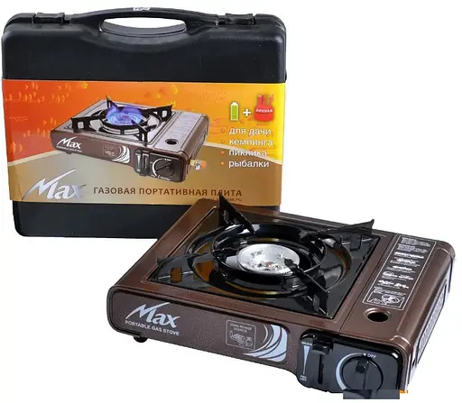 Портативная газовая плита MS-2500LPG (Коричневая) - фото 5