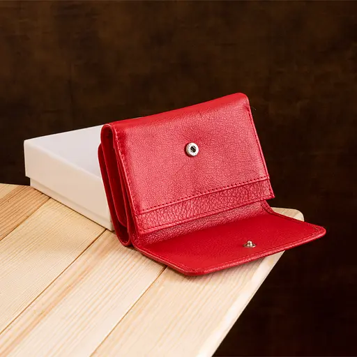 Кожаный женский кошелек ST Leather 9х11.5 см acs0016999 - фото 8