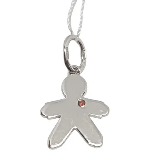 Серебряная подвеска Харьковская ювелирная фабрика Мальчик с фианитами. 500204-КРКОЛГР