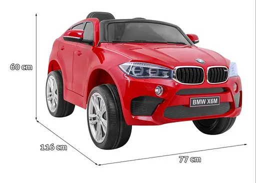 Електромобіль Ramiz BMW X6M пофарбований 12 В на пульті керування, блакитний (PA.JJ2199.EXL.NIE) - фото 12