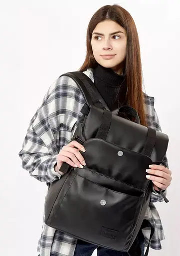 Жіночий рюкзак Sambag Loft Zard чорний 46 х 28 х 13 см (22651001) - фото 7