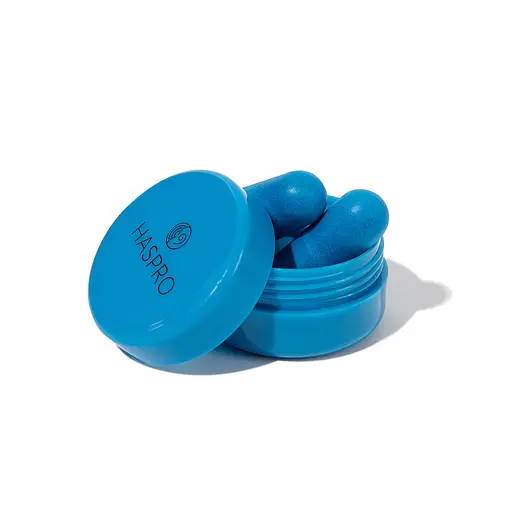 Пінні беруші для сну 50 пар HASPRO TUBE50 SNR 38 дБ Сині (1124-02) - фото 3