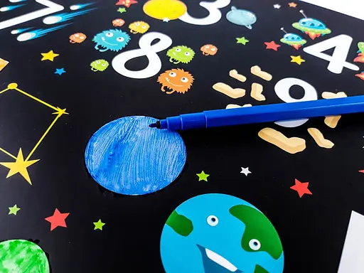 Коврик учебный азбука-цифры мальчики А3 129052 - фото 5