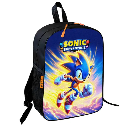 Рюкзак школьный детский Супер Соник «Super Sonic» 36х27 см для мальчика (01145)