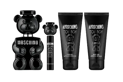 Набір Moschino Toy Boy 100 мл + 10 мл парфумована вода, гель для душу 100 мл, Бальзам після гоління 100 мл - фото 1