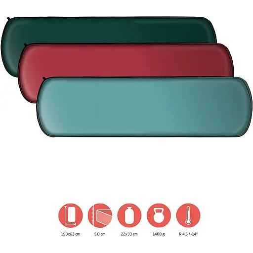 Коврик самонадувной Grand Canyon Hattan 5.0 L Botanical Garden (350011) - фото 6