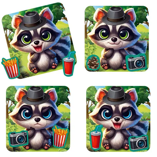 Игра развивающая "Эмоции Енота" Vladi Toys VT3220-03, 10 магнитов - фото 3