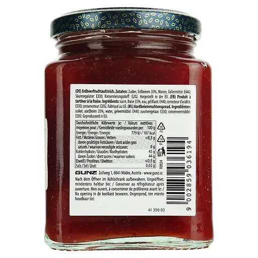 Джем Gina клубничный 400 г  - фото 2