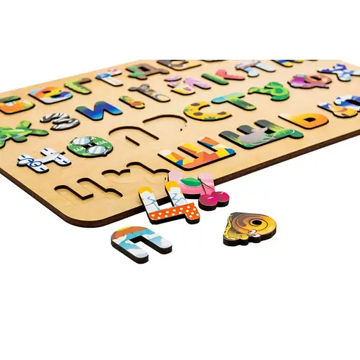 Дитячий дерев'яний сортер А3 Абетка АртA3-30273 - фото 2