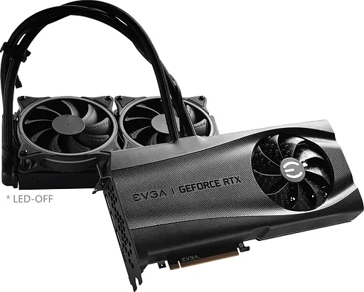 Видеокарта GeForce RTX 3090 24GB EVGA FTW3 Ultra Hybrid Gaming (24G-P5-3988-KR) Б/У - фото 1