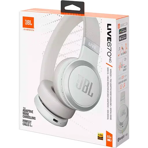 Наушники JBL Live 670NC - White (JBLLIVE670NCWHT) - фото 10