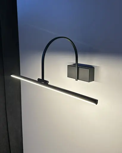 Настінний світильник Nowodvorski 11957 Artline LED S 1x4W 3000K 280Lm IP20 чорний - фото 5