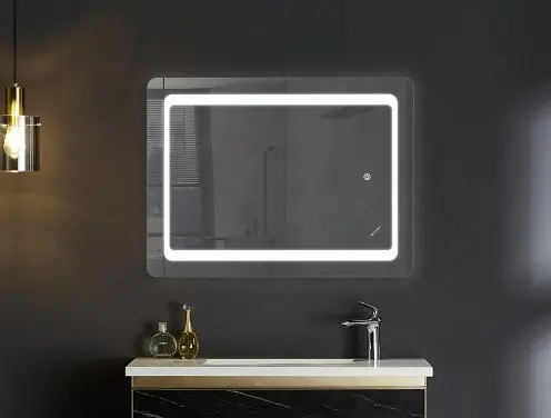 Дзеркало Mixxus TWEE MR09-80x60-REVERSE з LED Touch, Anti-fog, димером, регулюванням яскравості (MI6660) - фото 4