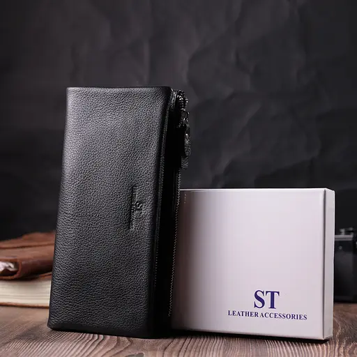 Кожаный женский кошелек ST Leather 21х10.5х2 см acs0028457 - фото 8