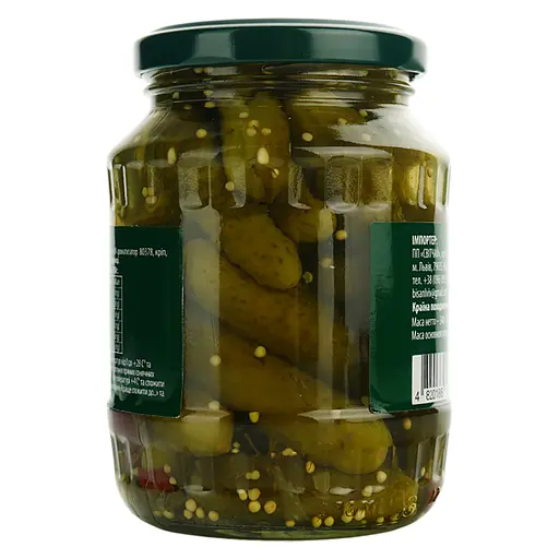 Огурцы Домашні продукти маринованные 370 мл - фото 2