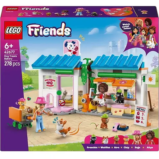 Конструктор LEGO Friends Пекарня собачьего лакомства 278 деталей (42677)