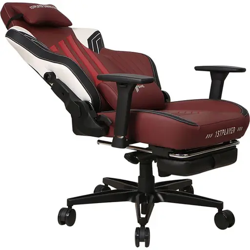 Ігрове крісло 1stPlayer Duke Black-White-Red (Duke BlackWhiteRed) - фото 5