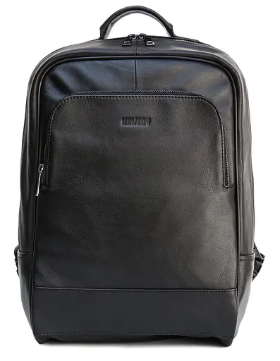 Мужской кожаный рюкзак Newery 12х30х42 см acs0026375 - фото 7