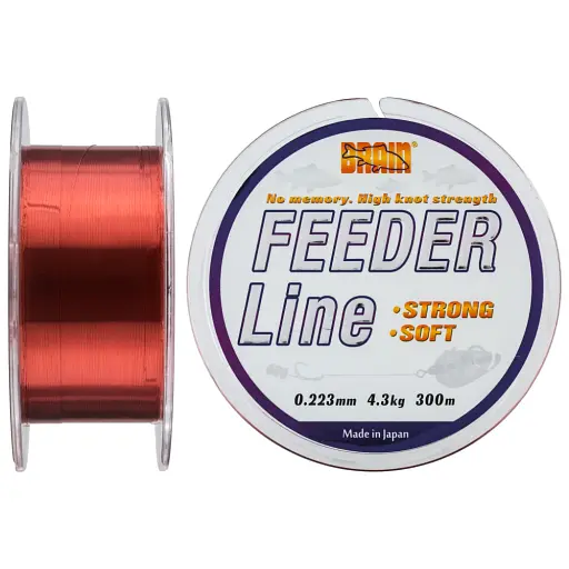 Волосінь Brain Feeder 300 м 0.223 мм 1.7