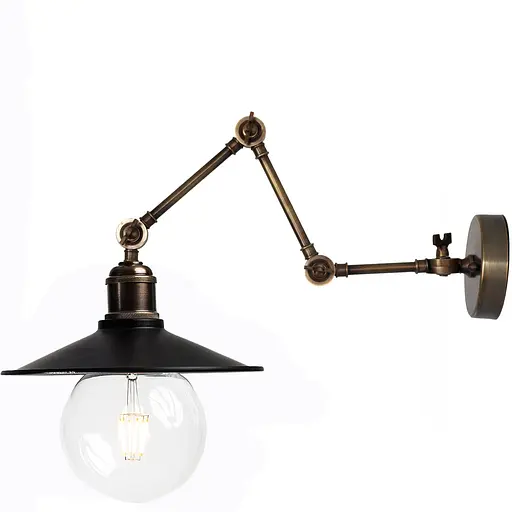 Настенное бра стальное 4-х поворотное, PikArt арт. 786 черный - фото 1