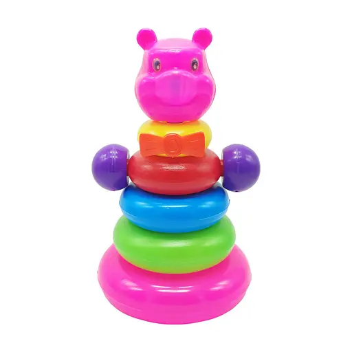 Развивающая пирамидка сортер "Медведь" MToys 12019 с ручками - фото 1