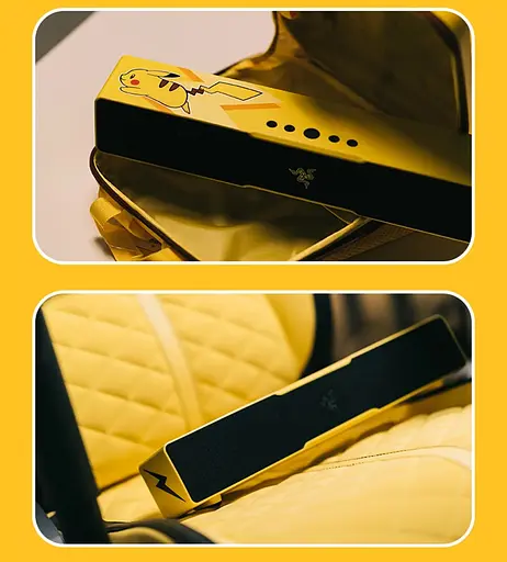 Игровой саундбар колонка Razer Leviathan V2 X Pokemon Pikachu limited edition (Желтый) - фото 6