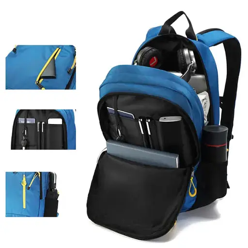 Рюкзак міський Tigernu T-B9280 27л для ноутбука 15.6" Blue (17042) - фото 5