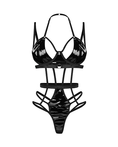 Боді Obsessive Keira Lise, L/XL (чорний) - фото 4