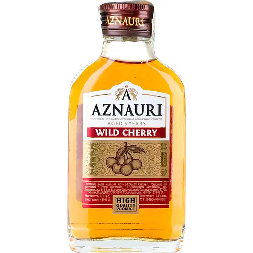Коньяк Aznauri Wild Cherry 30% 0.1 л 