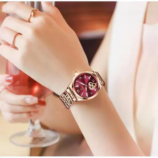 Жіночий наручний годинник Poedagar Present (Золотистий) - фото 6