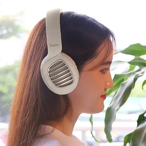 Навушники бездротові Hoco W23 накладні білий - фото 4