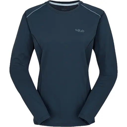 Кофта Rab Force LS Tee Wmns Dark Blue M (1033-RB QBL-08-TMB-12)