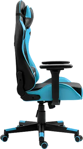 Геймерское детское кресло GT Racer черное с синим (X-5934-B Kids Black/Blue) - фото 4